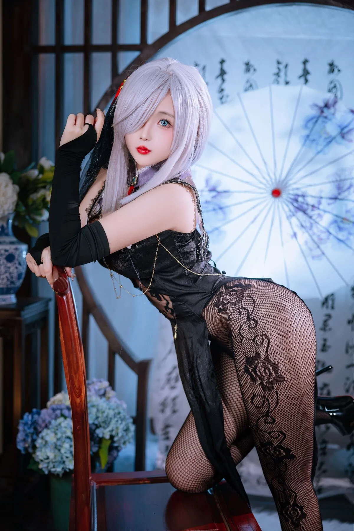 Coser@日奈娇 – 申鹤旗袍17