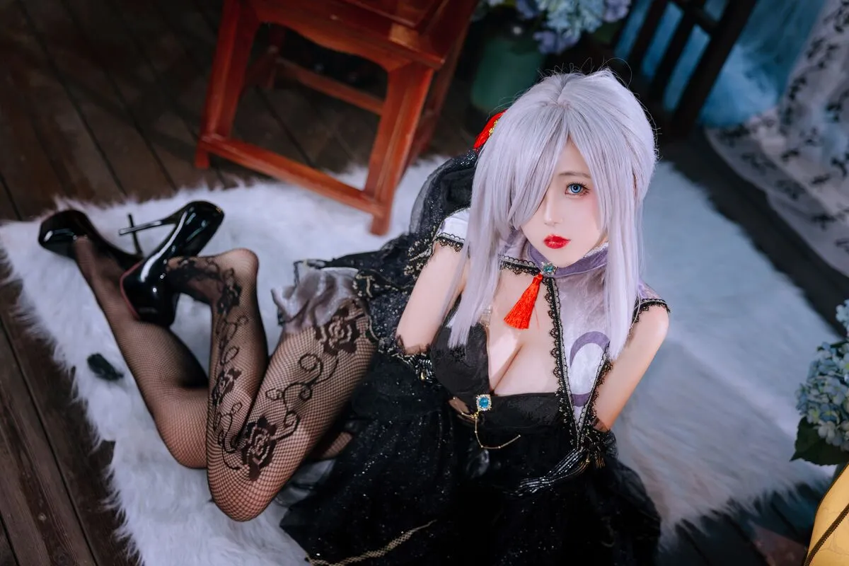 Coser@日奈娇 – 申鹤旗袍19