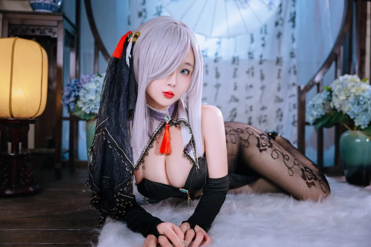 Coser@日奈娇 – 申鹤旗袍21