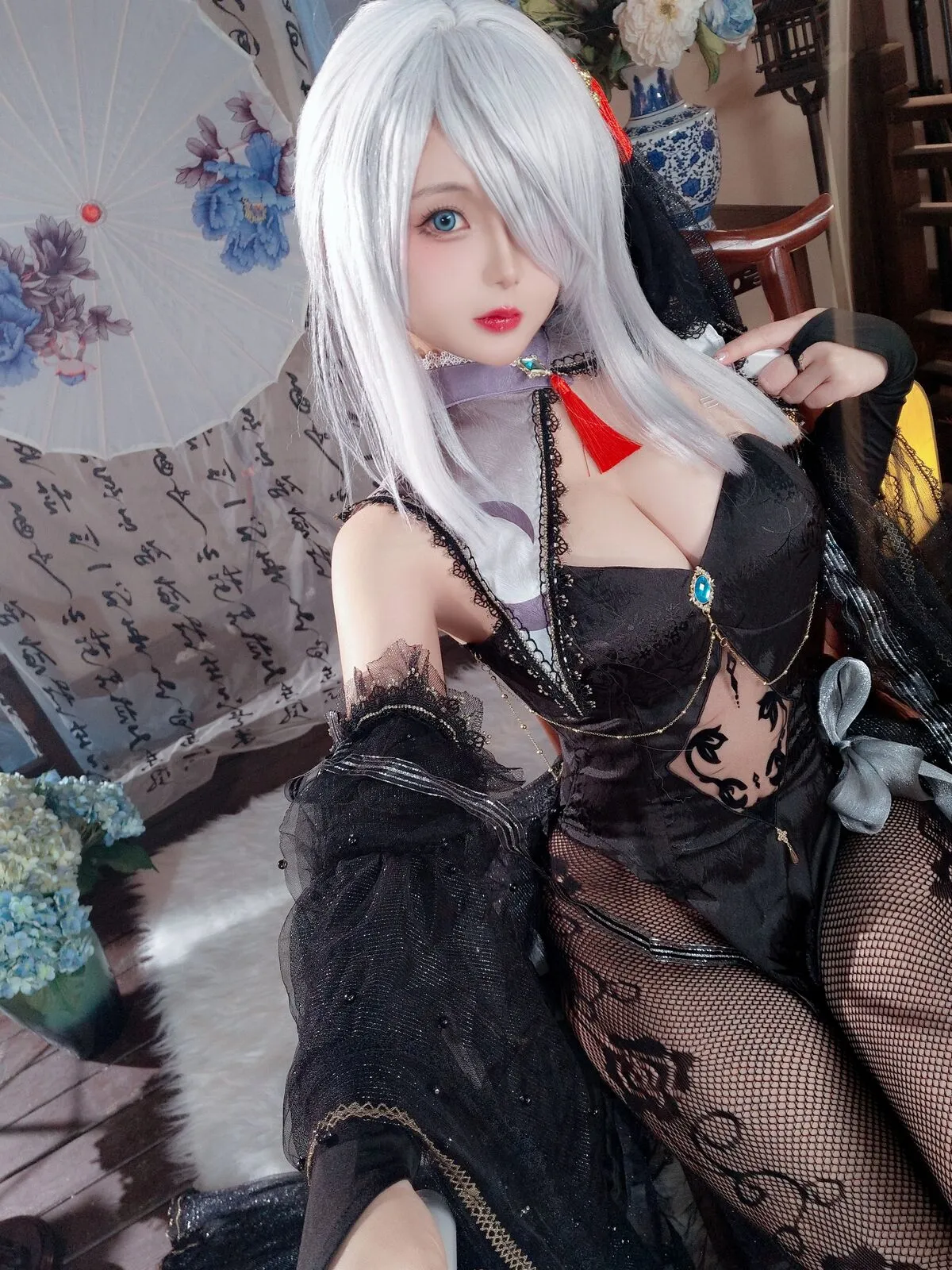 Coser@日奈娇 – 申鹤旗袍22