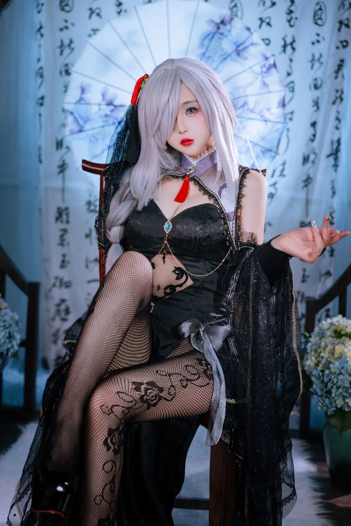 Coser@日奈娇 – 申鹤旗袍3