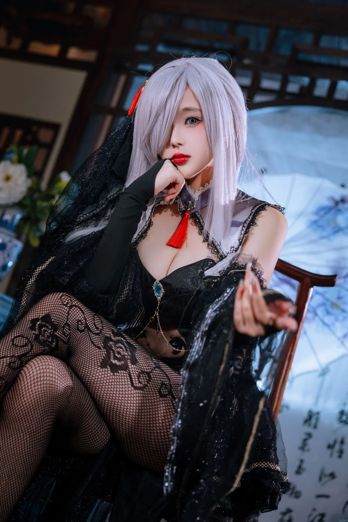 Coser@日奈娇 – 申鹤旗袍5