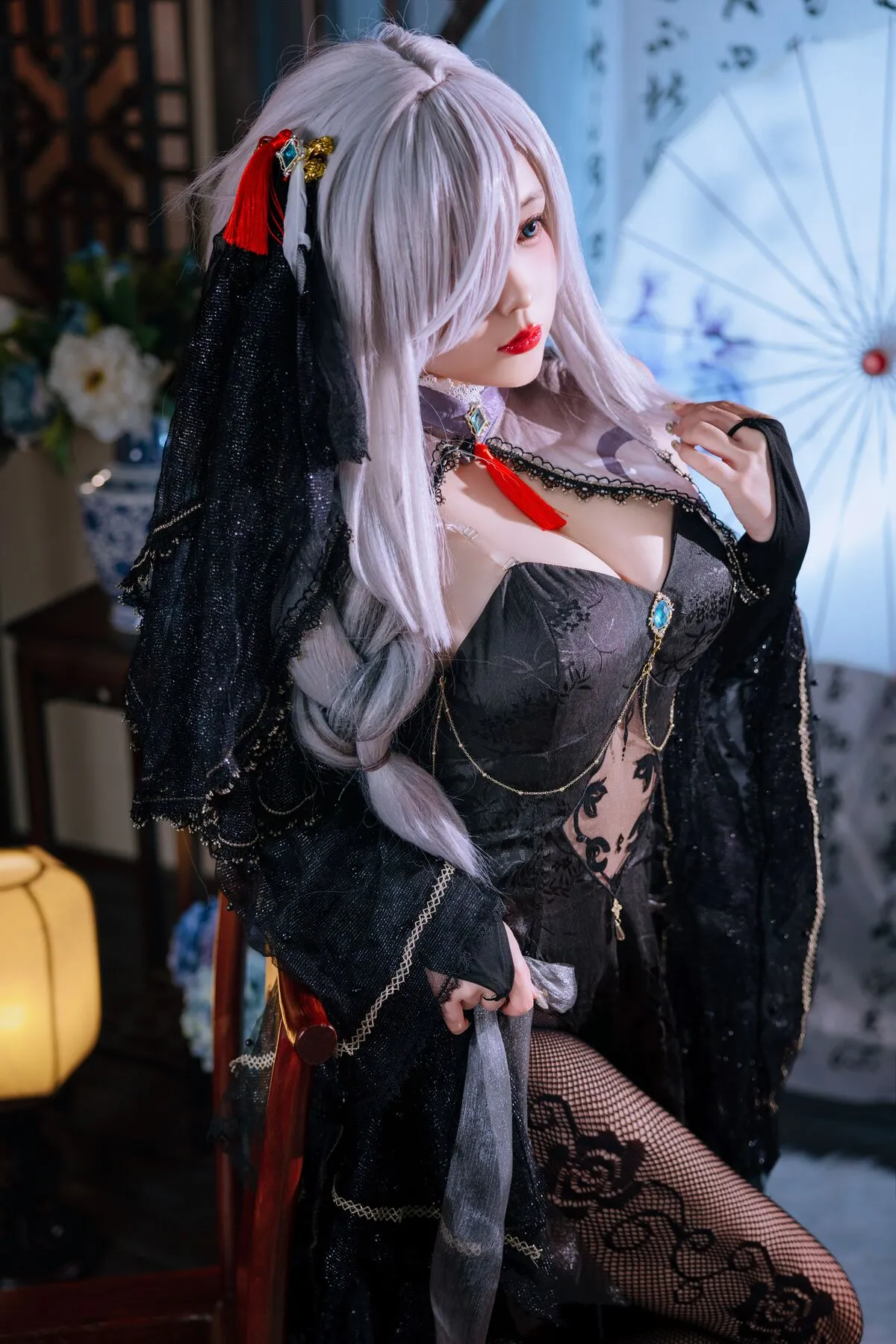 Coser@日奈娇 – 申鹤旗袍6