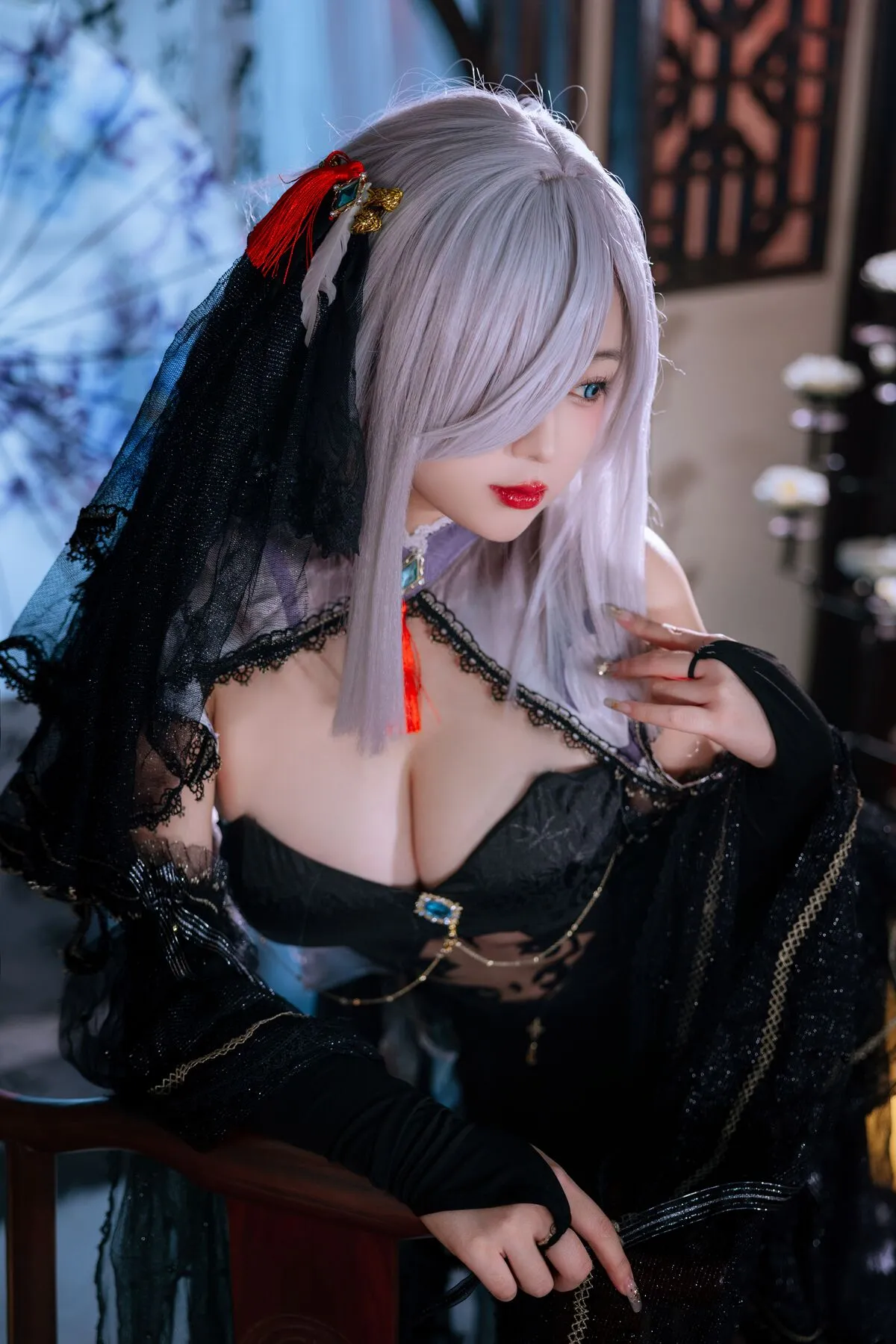 Coser@日奈娇 – 申鹤旗袍7